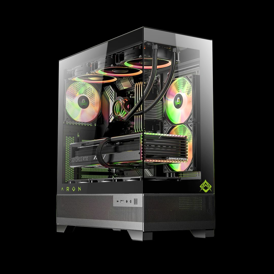PC Gaming ARON Ruby – case con pannello vetro temperato e illuminazione RGB