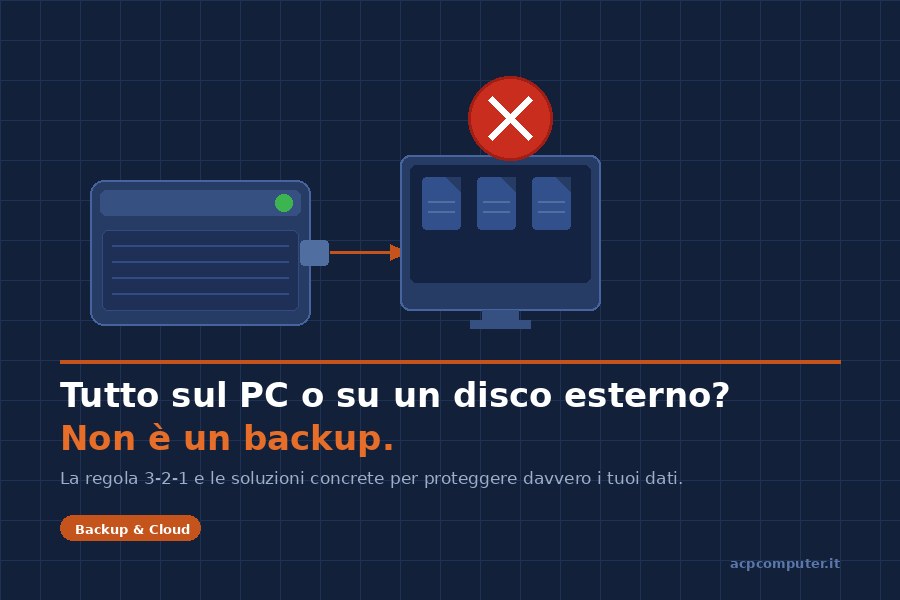 Disco esterno e backup dati sicuro – ACP Computer Canavese